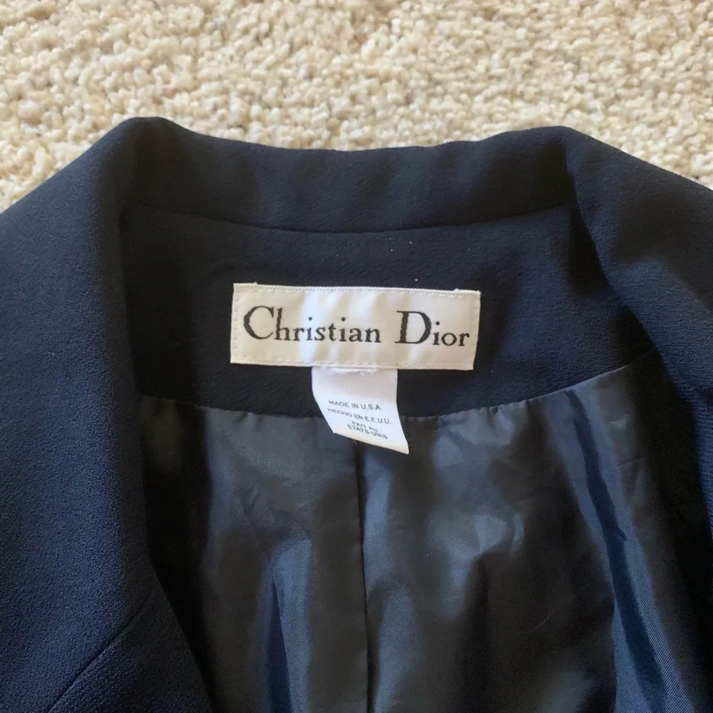 Christian Dior Navy Blazer